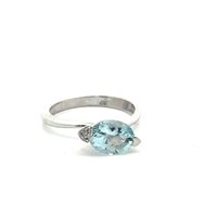 Ringe Comete Dame in Gold Acquamarina 1.75 Ct ANQ 245 - ANQ 245